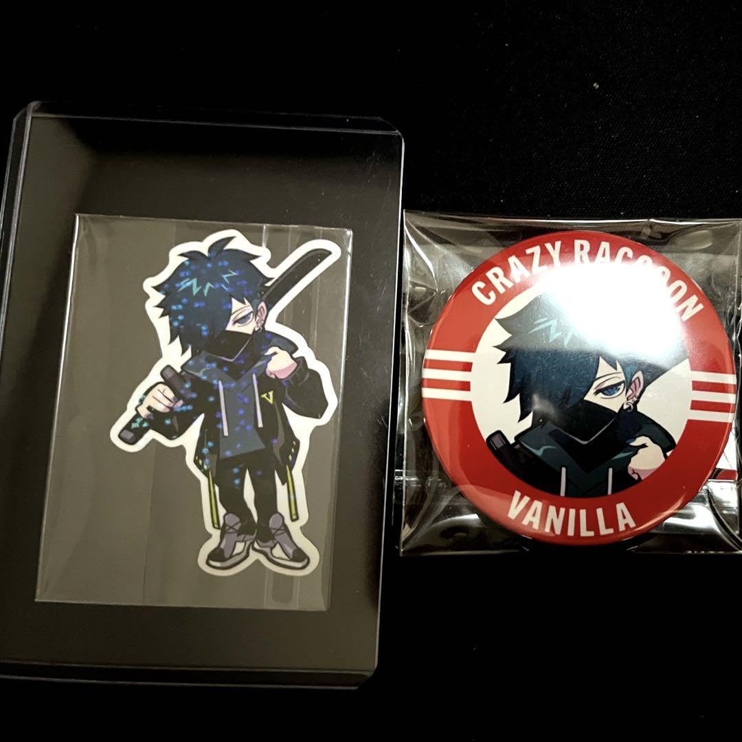 Amazon.co.jp: CR CrazyRaccoon CRストア VanilLa 缶バッジ